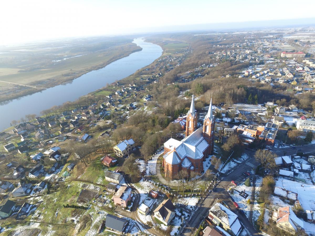 Vilkija iš paukščio skrydžio. Foto Raimundo Diemeniaus